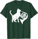 Cool Cat Playing French Horn Musician Orchestra Music T-Shirt - T-Shirt | Forest