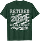 Vintage Retired 2024 Not My Problem Anymore American Flag Men T-Shirt - T-Shirt | Forest