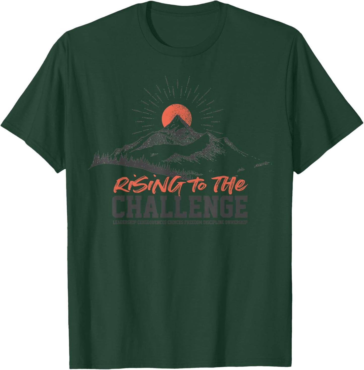Classical Conversations Rising to the Challenge Mountain T-Shirt - T-Shirt | Forest