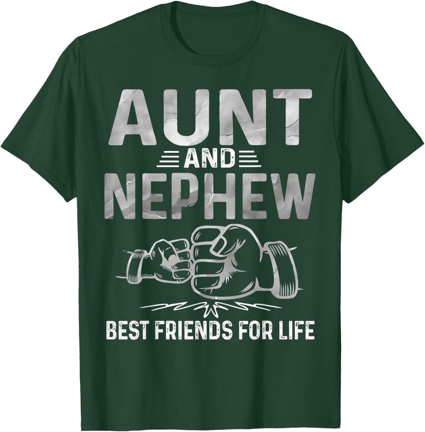 Aunt and Nephew Best Friends for Life Matching Aunt Nephew T-Shirt - T-Shirt | Forest