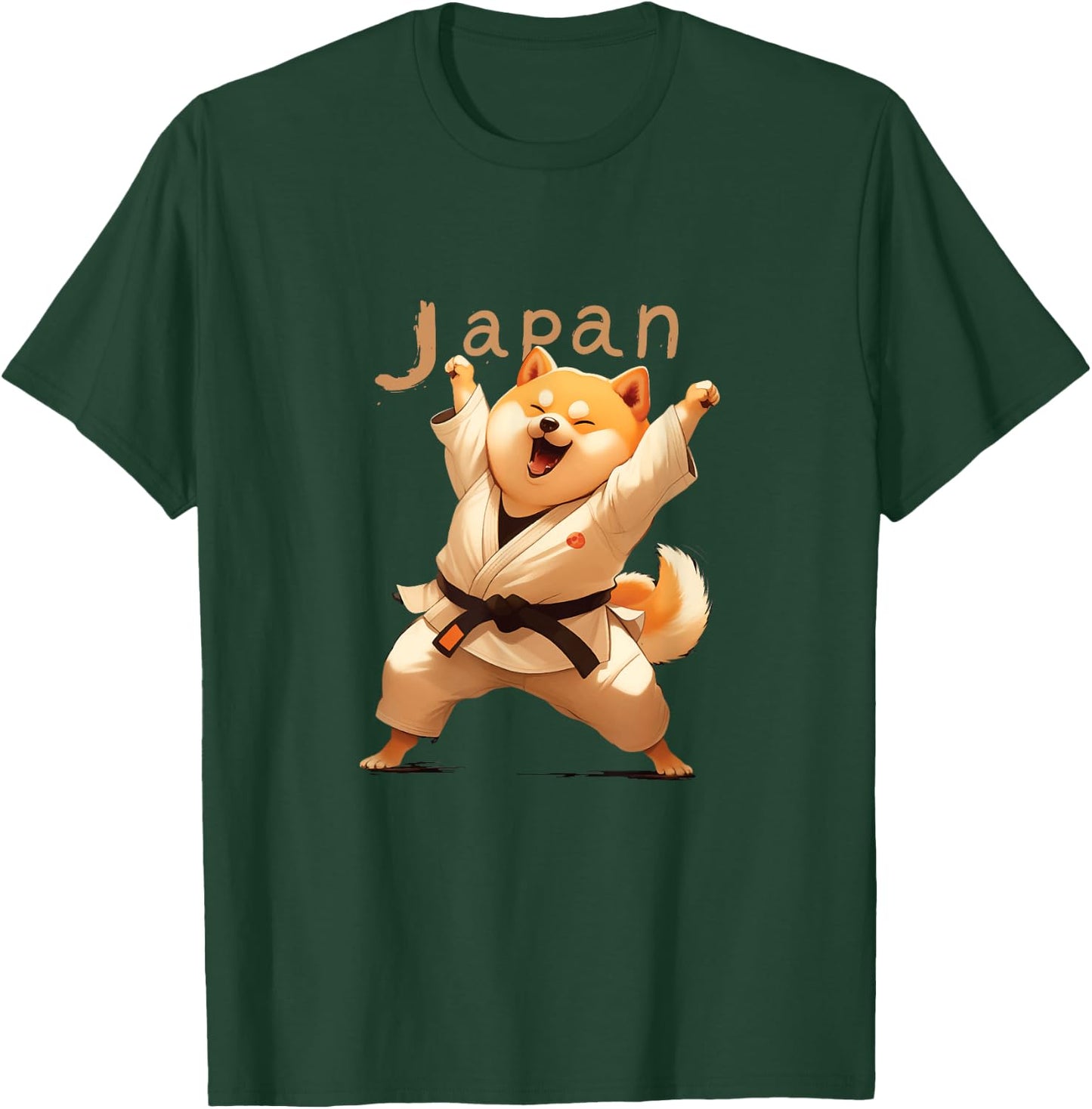 Japanese Judo Shiba Inu - Japan Souvenir T-Shirt - T-Shirt | Forest