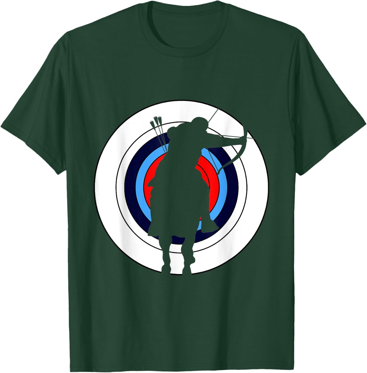 Mounted Archer Archery Target Men Women T-Shirt - T-Shirt | Forest