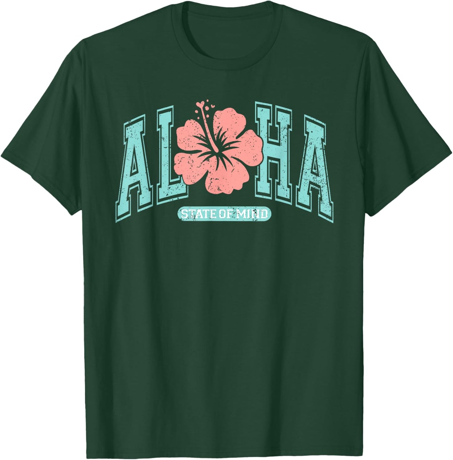Aloha State Of Mind Summer Vacation Hawaii Beach Family T-Shirt - T-Shirt | Forest