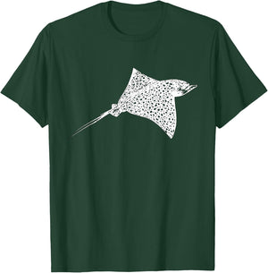 Spotted Eagle Ray Diver T-Shirt - T-Shirt | Forest