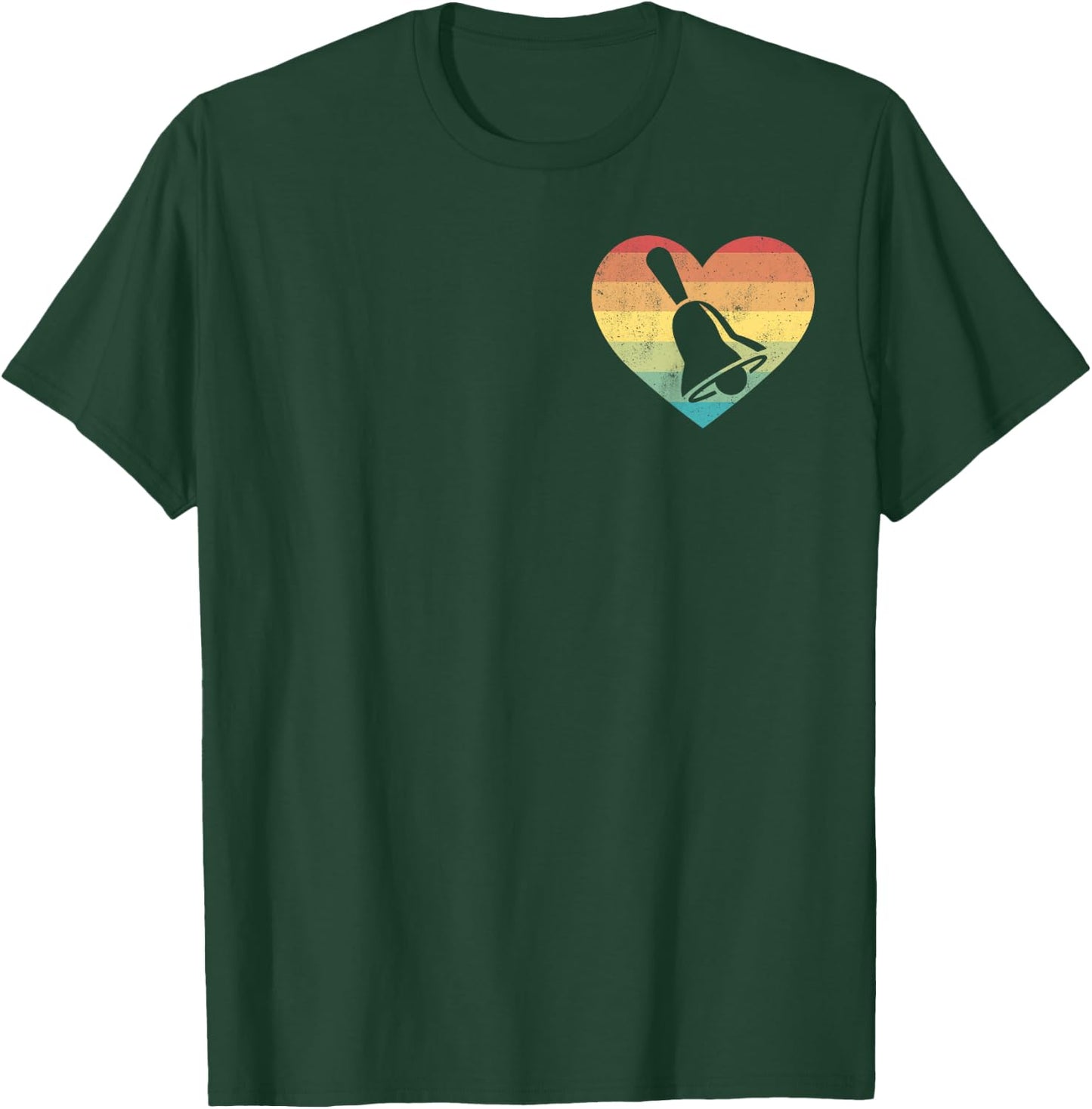 Funny Handbell Love Music Instrument Bell Choir T-Shirt - T-Shirt | Forest