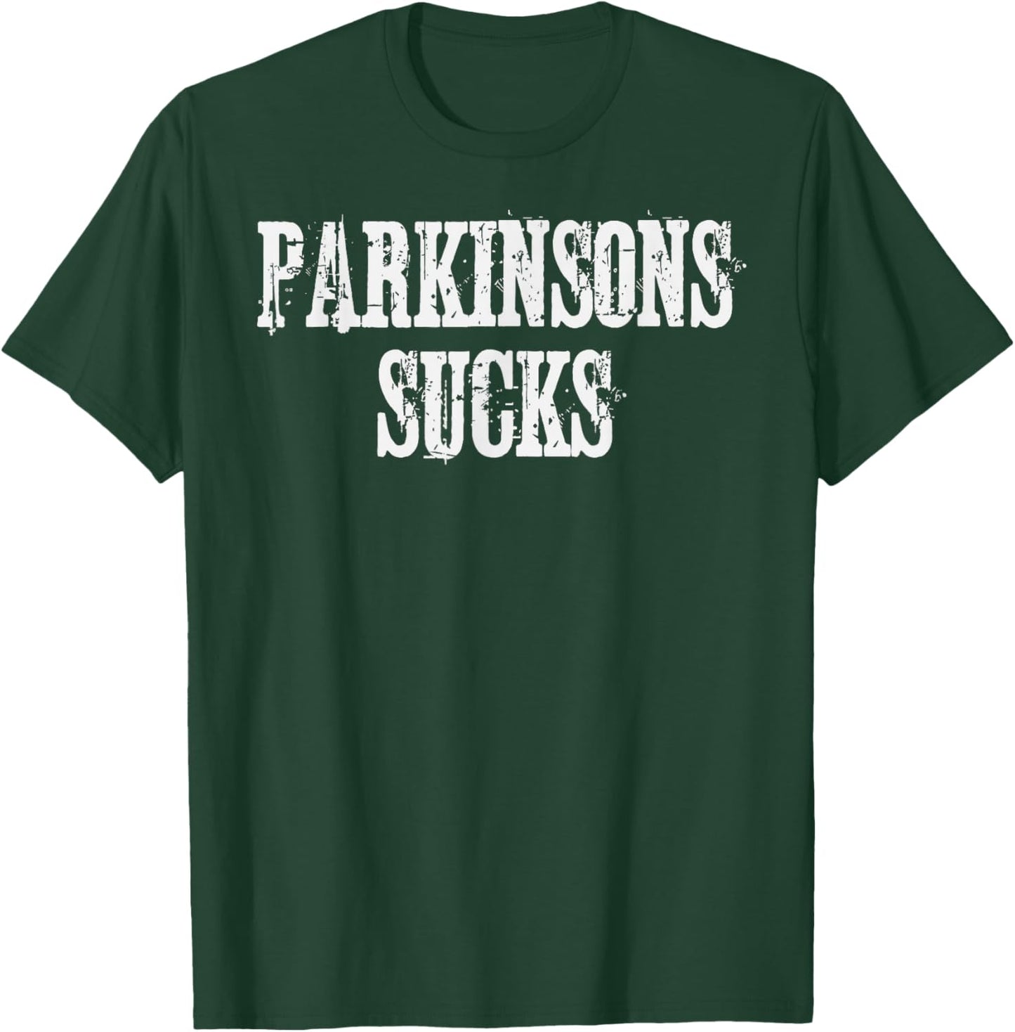 Parkinson's Sucks Shirt Men Support Awareness Gift T-Shirt - T-Shirt | Forest
