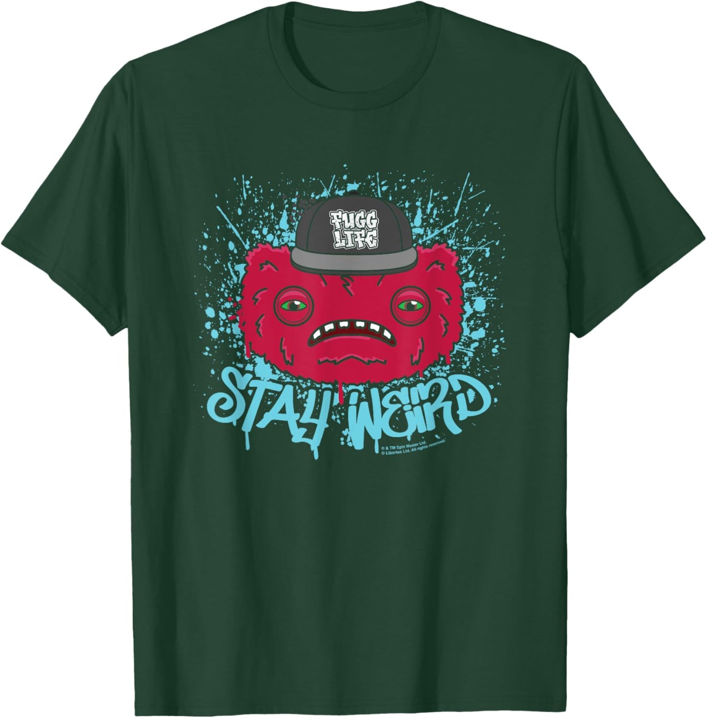 Fuggler Wide Eyed Weirdo Fugg Life Stay Weird T-Shirt - T-Shirt | Forest
