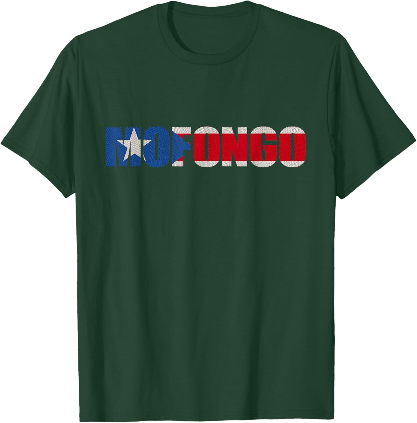 Powered By Mofongo | Mofongo Gifts | I Love Mofongo Apparel T-Shirt - T-Shirt | Forest