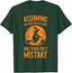 Assuming I'm Just An Old Lady Was Your First Mistake Witch T-Shirt - T-Shirt | Forest