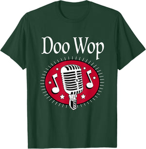 Doo Wop Rock N Roll 50s Sock Hop Dance Women Men Rockabilly T-Shirt - T-Shirt | Forest