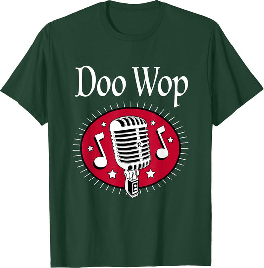 Doo Wop Rock N Roll 50s Sock Hop Dance Women Men Rockabilly T-Shirt - T-Shirt | Forest