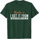 Eco-Friendly Fashion: Thanks, I Got It from Goodwill T-Shirt - T-Shirt | Forest