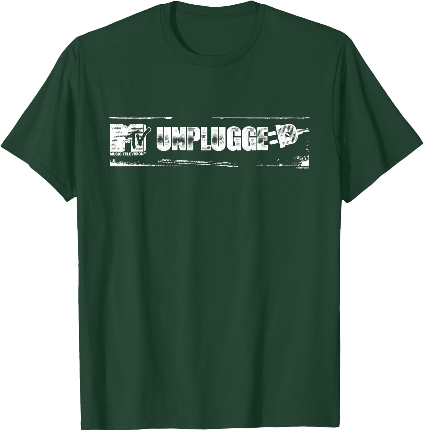 MTV Unplugged Distressed MTV Logo T-Shirt - T-Shirt | Forest