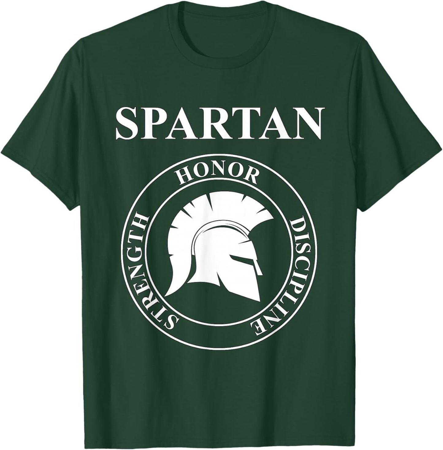 Spartan Warrior Virtues of Sparta T-Shirt - T-Shirt | Forest