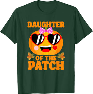 Daughter Of The Patch Pumpkin Halloween Family Matching T-Shirt - T-Shirt | Forest