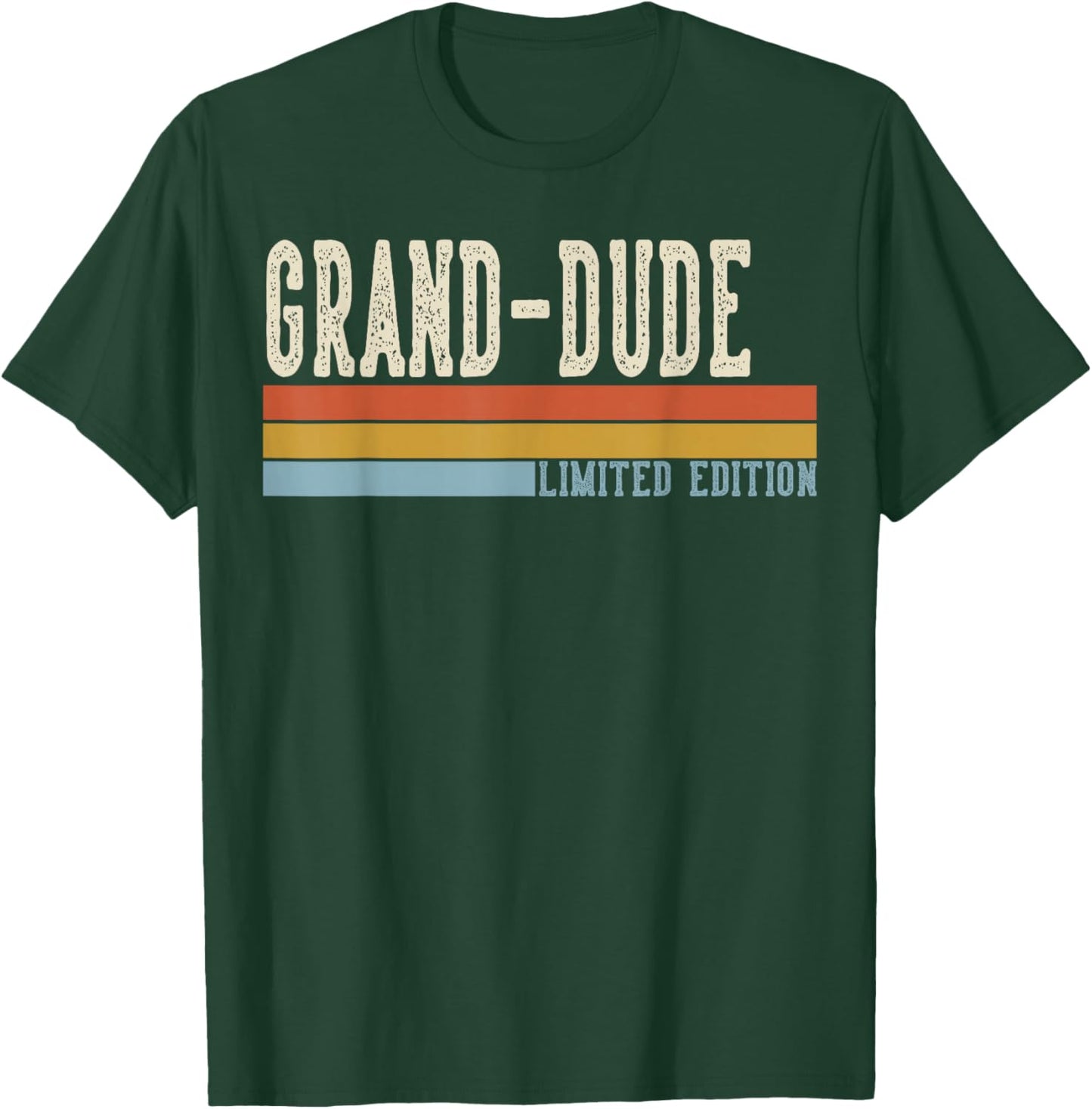 Grand-Dude Vintage Grandpa Retro Fathers Day T-Shirt - T-Shirt | Forest