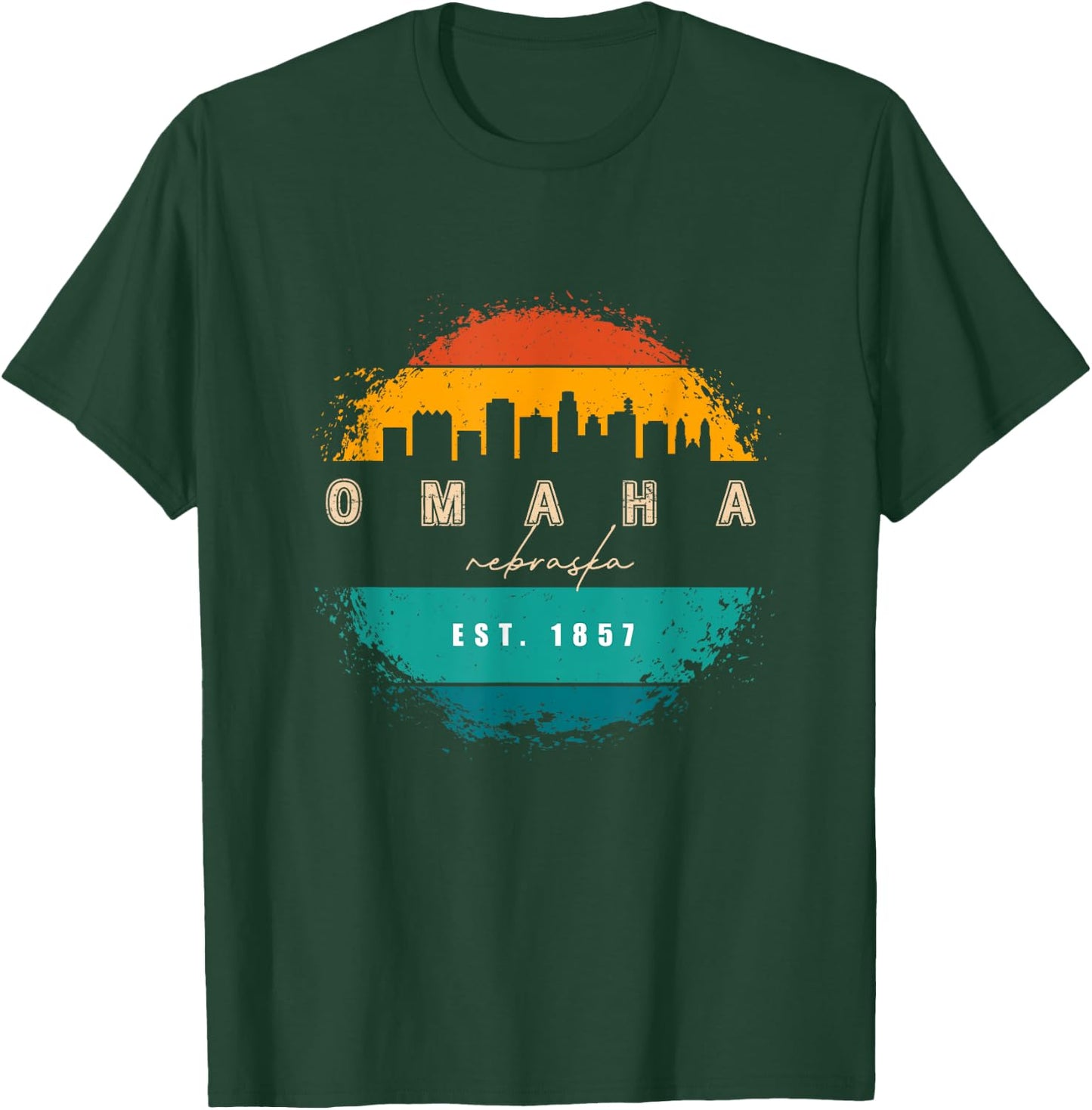 City of Omaha Nebraska T-Shirt - T-Shirt | Forest