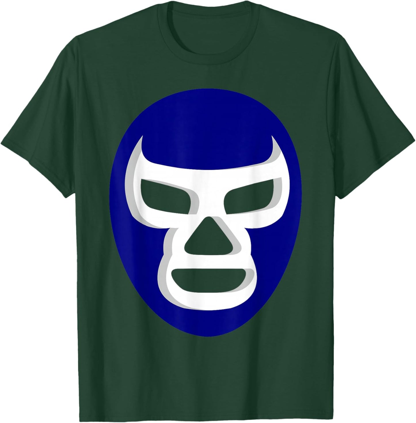 Lucha Libre Mask Mexican Wrestler Blue Demon Shirt T-Shirt - T-Shirt | Forest