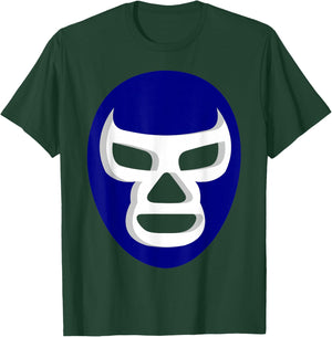 Lucha Libre Mask Mexican Wrestler Blue Demon Shirt T-Shirt - T-Shirt | Forest