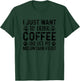 Mountain Feist Dog Owner Coffee Lover Funny Dog Mom T-Shirt - T-Shirt | Forest