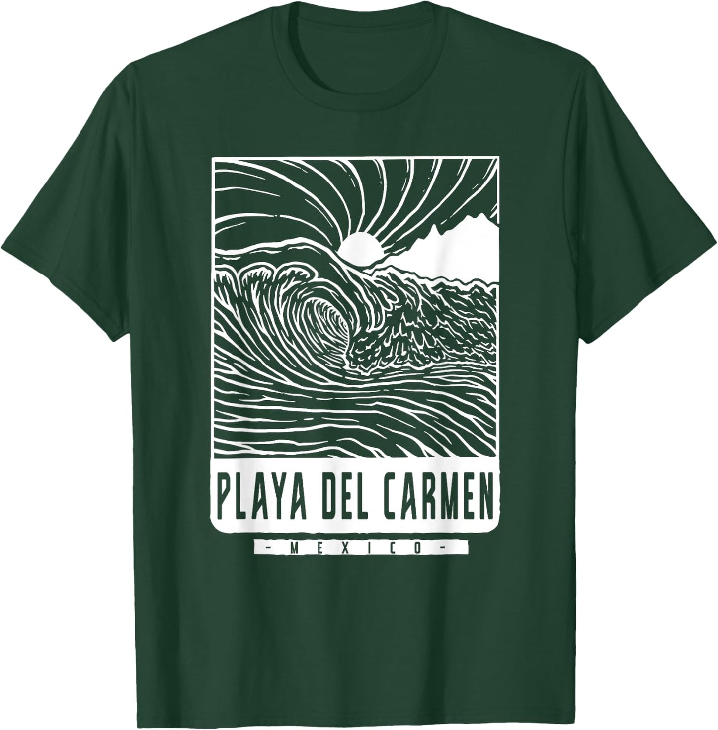 Playa Del Carmen Mexico T-Shirt - T-Shirt | Forest