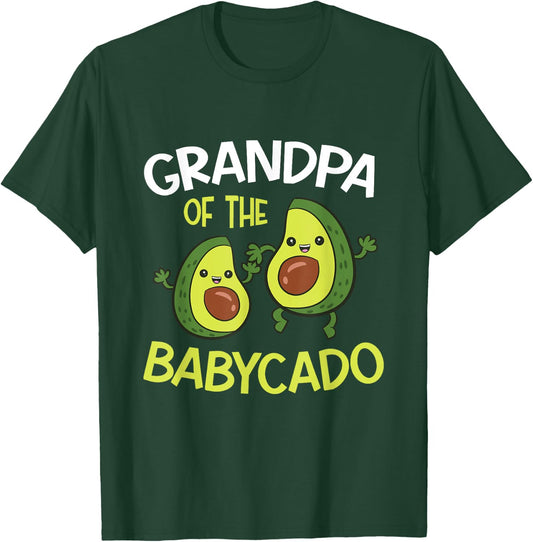 Avocado Baby Pregnancy Reveal Grandpa Of The Babycado T-Shirt - T-Shirt | Forest