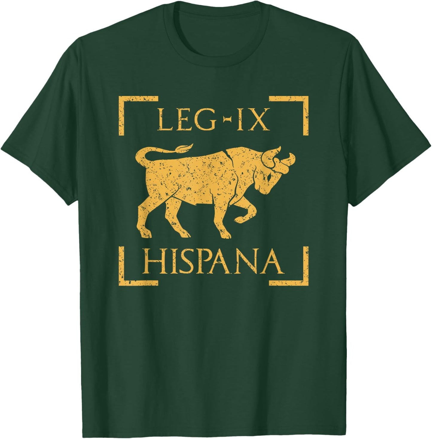 Legio IX Hispana Taurus Emblem Roman Legion T-Shirt - T-Shirt | Forest