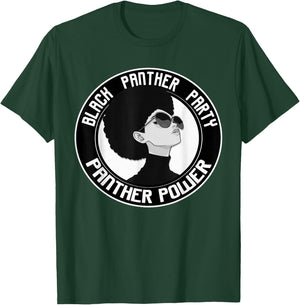 Black Power Panther Party 1966 Natural Hair Afro Melanin T-Shirt - T-Shirt | Forest