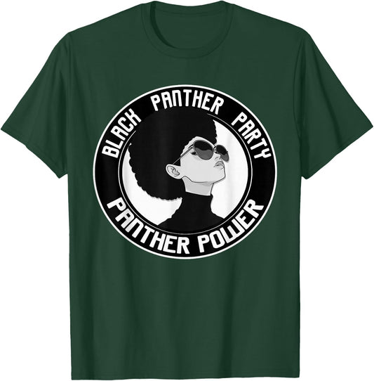 Black Power Panther Party 1966 Natural Hair Afro Melanin T-Shirt - T-Shirt | Forest