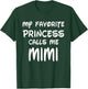 My Favorite Princess Calls Me Mimi Vintage Christmas Xmas T-Shirt - T-Shirt | Forest