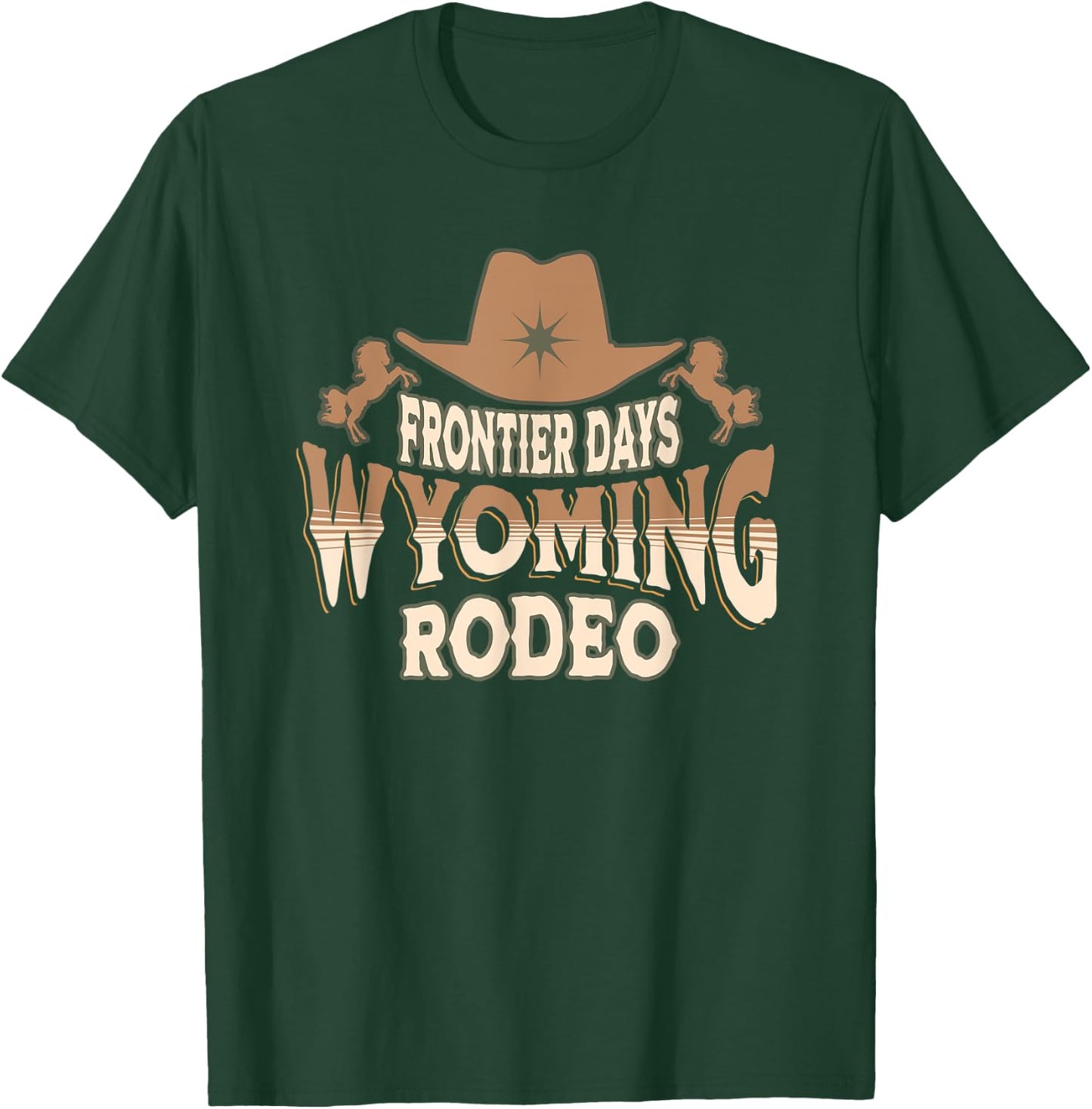 Frontier Days Cheyenne Wyoming Rodeo T-Shirt - T-Shirt | Forest