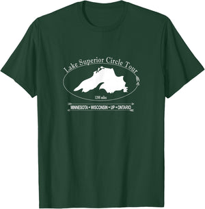 Lake Superior Circle Tour: Minnesota, Wisconsin, UP, Ontario T-Shirt - T-Shirt | Forest