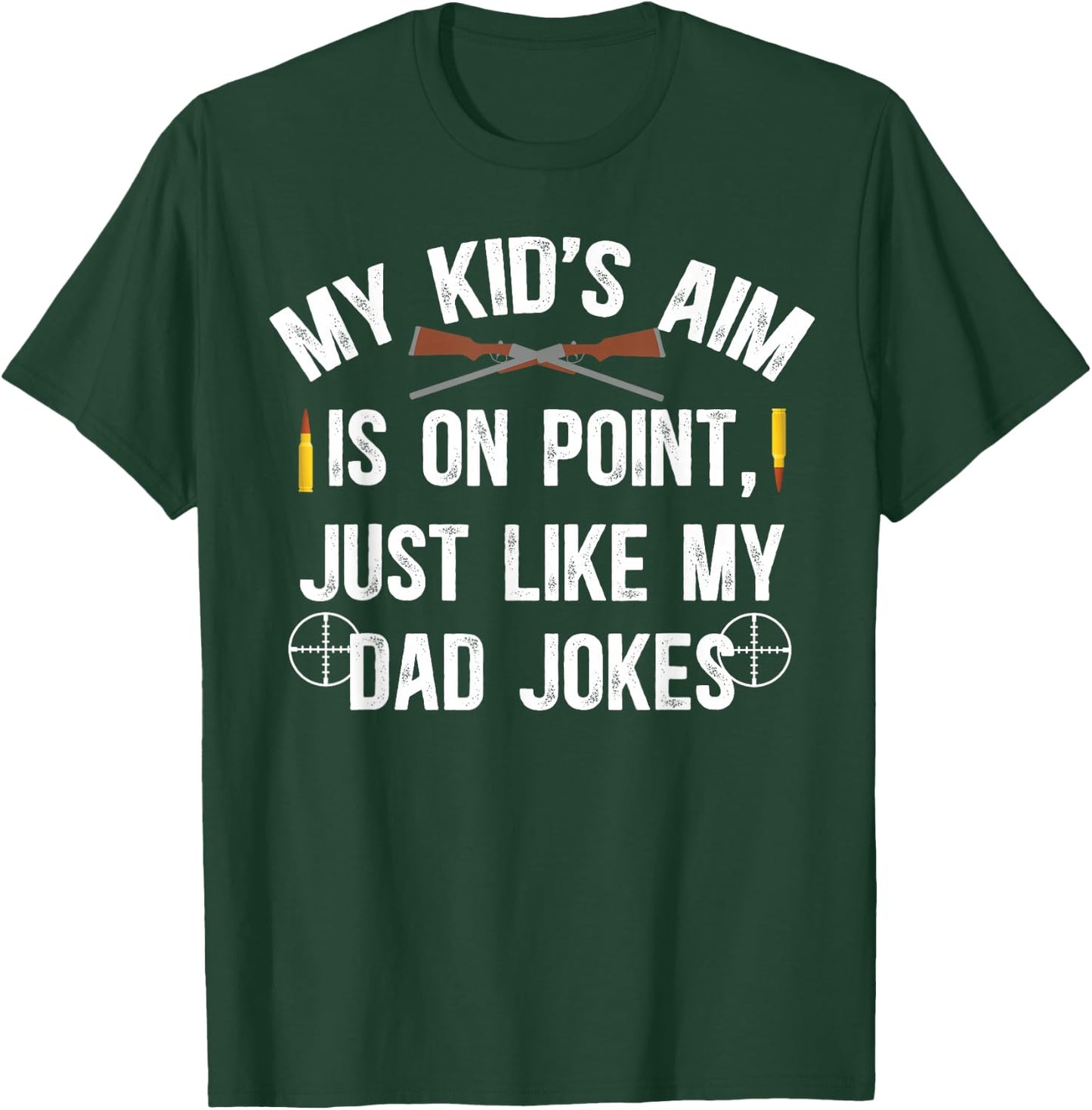 Shooting Sports Dad Funny Shooting Sports Father T-Shirt - T-Shirt | Forest