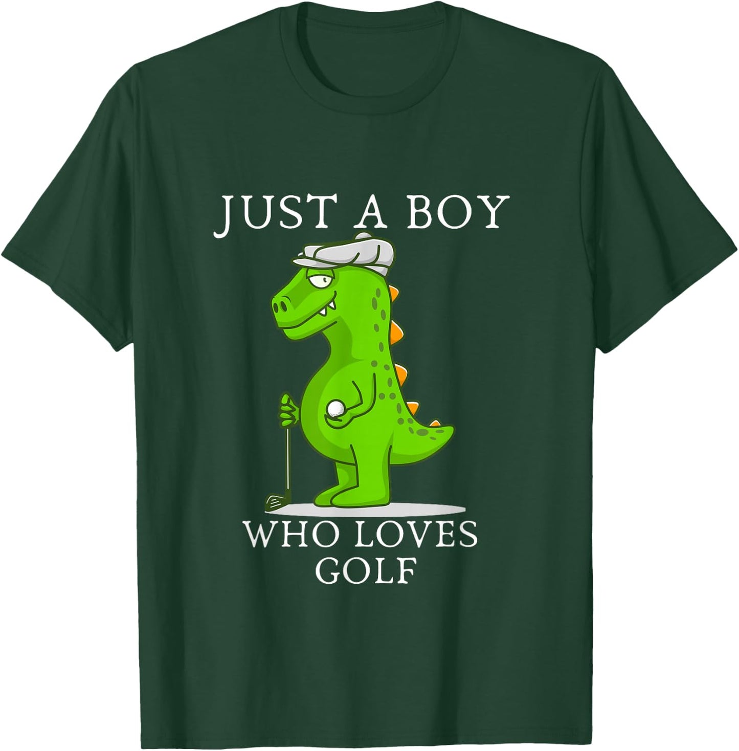 Funny Golf Gift Boys Kids Golf Field Game Golfer Sports T-Shirt - T-Shirt | Forest