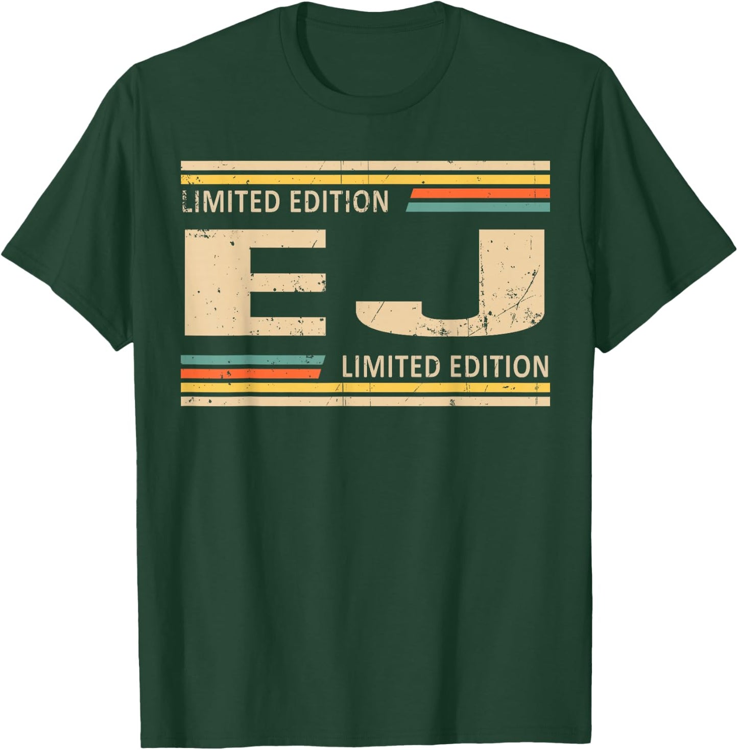 EJ Limited Edition Shirt EJ Name Personalized T-Shirt - T-Shirt | Forest