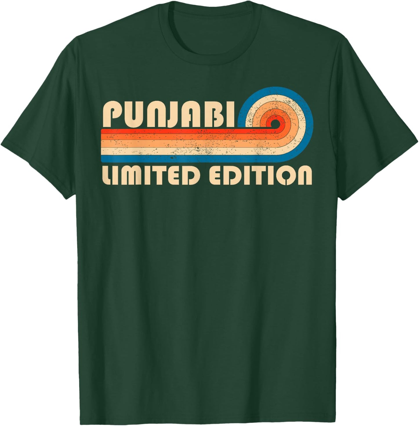 PUNJABI Surname Retro Vintage 80s 90s Birthday Reunion T-Shirt - T-Shirt | Forest