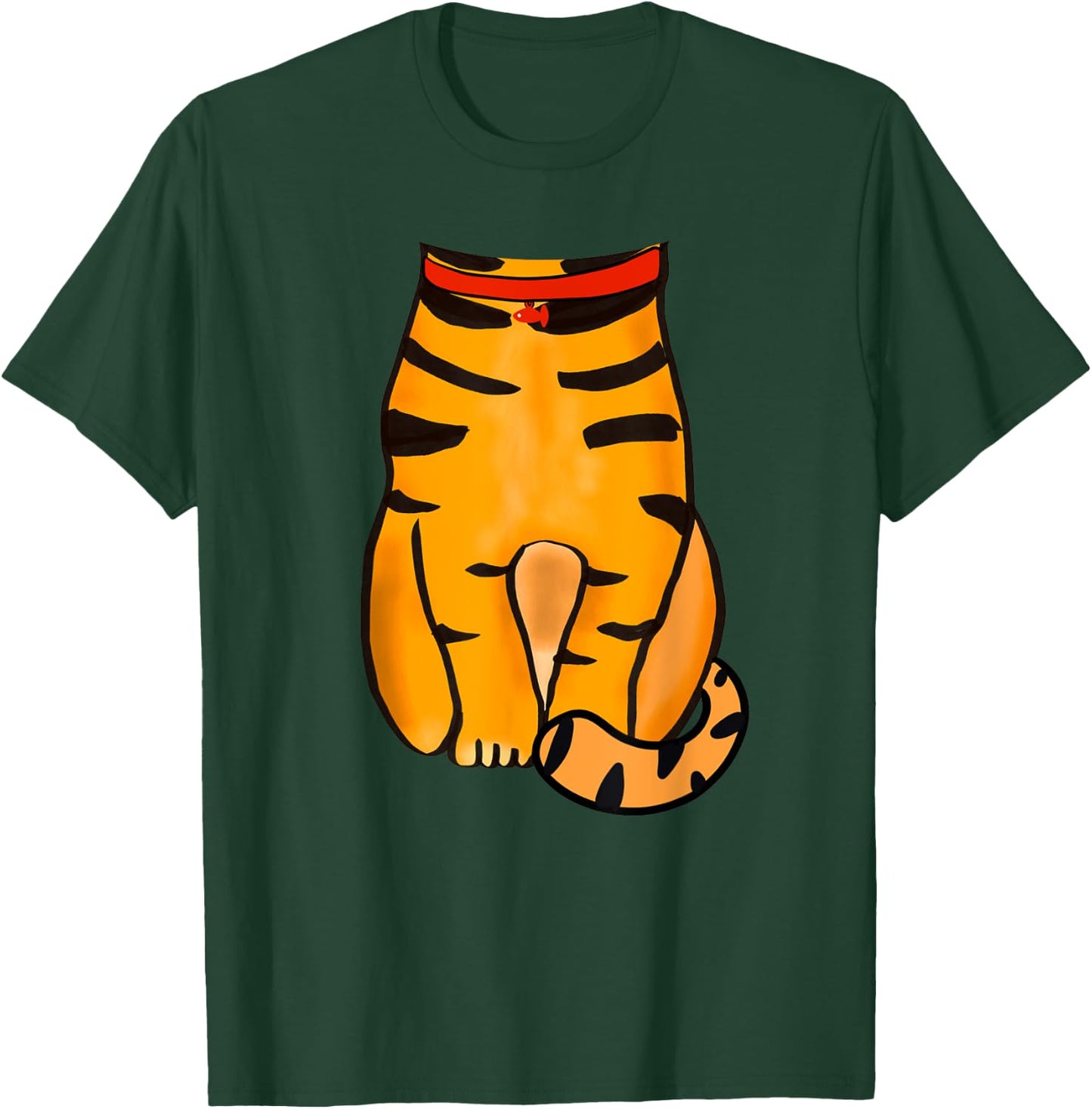 Cat Halloween Costume - Cute Orange Tabby Cat Outfit T-Shirt - T-Shirt | Forest