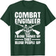 US Army Combat Engineering US Military Combat Engineer T-Shirt - T-Shirt | Forest
