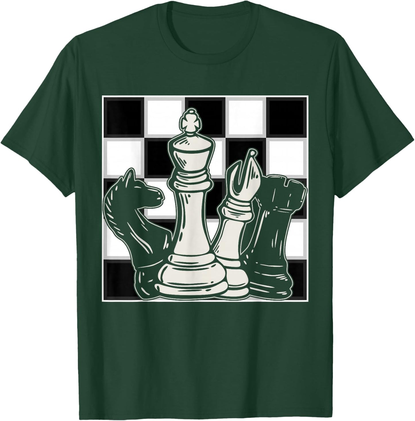 Chess Board T-Shirt - T-Shirt | Forest