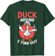 Funny Knife Duck Lover Sarcastic Duck T-Shirt - T-Shirt | Forest