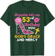 Stepping into my 53rd birthday with gods grace and mercy T-Shirt - T-Shirt | Forest