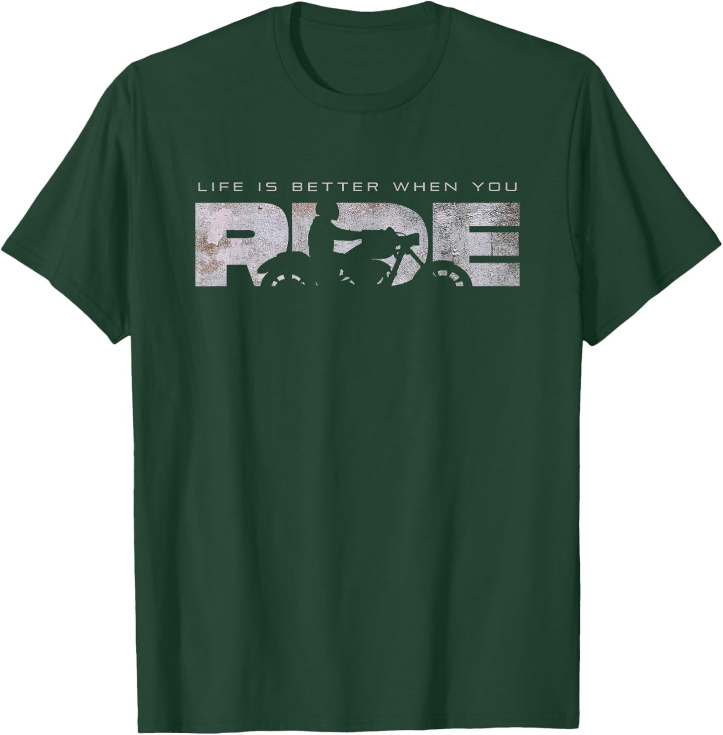 Motorcycle Apparel - Motorcycle Small T-Shirt - T-Shirt | Forest