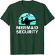 Mermaid Security Boys Swimmer Dad Merdad Trident T-Shirt - T-Shirt | Forest