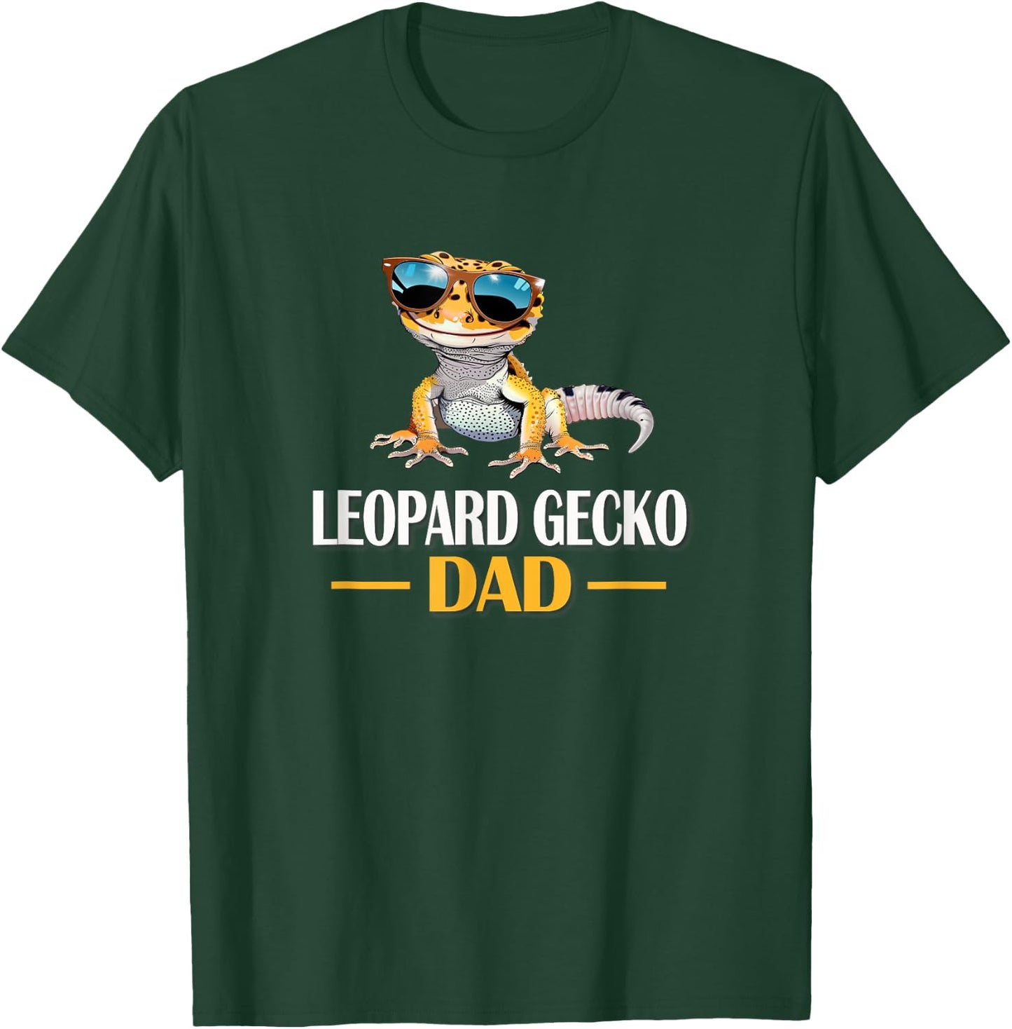 Reptile Dad Leopard Gecko Lover T-Shirt - T-Shirt | Forest