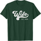 Wife Est. 2024 Married Couple Vintage Matching Wedding T-Shirt - T-Shirt | Forest