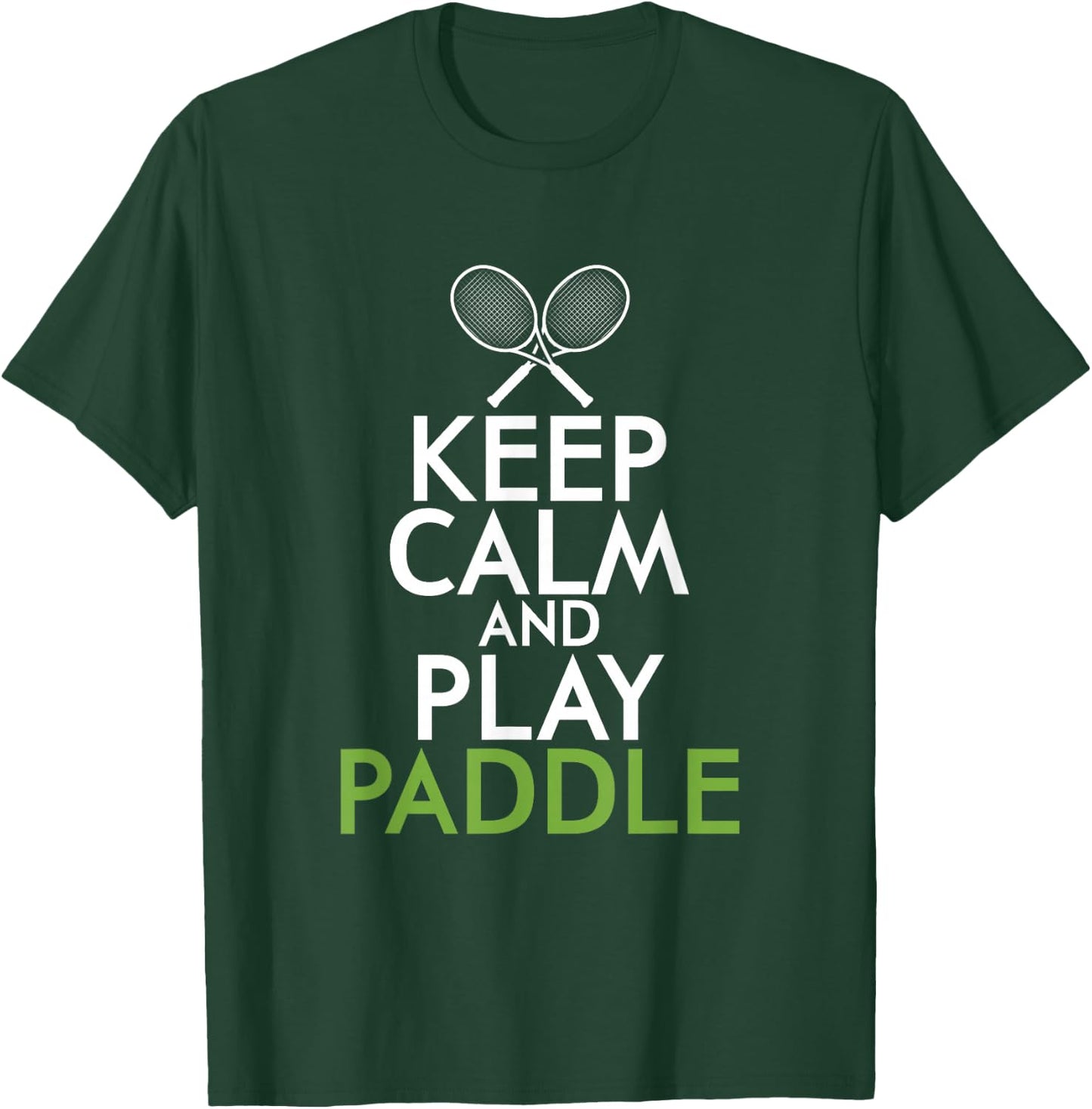 Paddle Tennis Kickback Game Tennis Racket Tennis Gift T-Shirt - T-Shirt | Forest