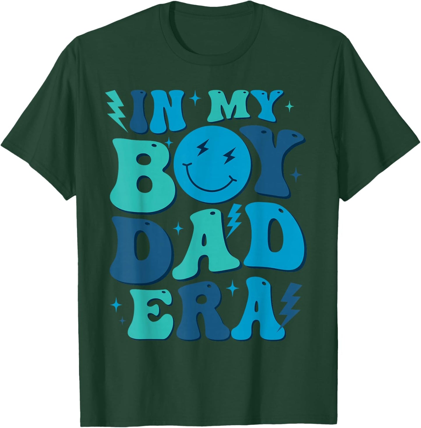 In My Boy Dad Era Retro Graphic Fathers Day Dad and Son Gift T-Shirt - T-Shirt | Forest