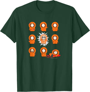 South Park - Kenny Grid T-Shirt - T-Shirt | Forest