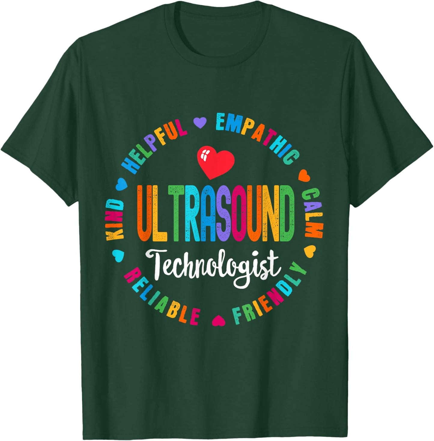 Ultrasound Technologist Sonography Ultrasound Tech Squad T-Shirt - T-Shirt | Forest