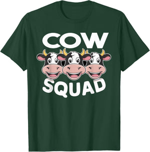Cow Squad for Cow Lover Shirt | Cool Cow T-Shirt - T-Shirt | Forest